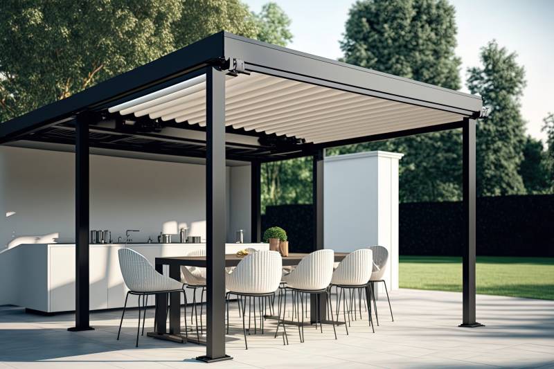 Pergolas bioclimatiques à Cergy-Pontoise