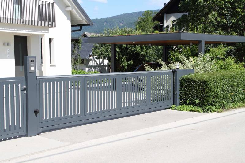 portail coulissant motorisé à Franconville dans le Val-d'Oise