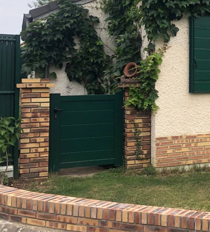 Pose d'un portillon en ALU chez un particulier à Cergy (95)